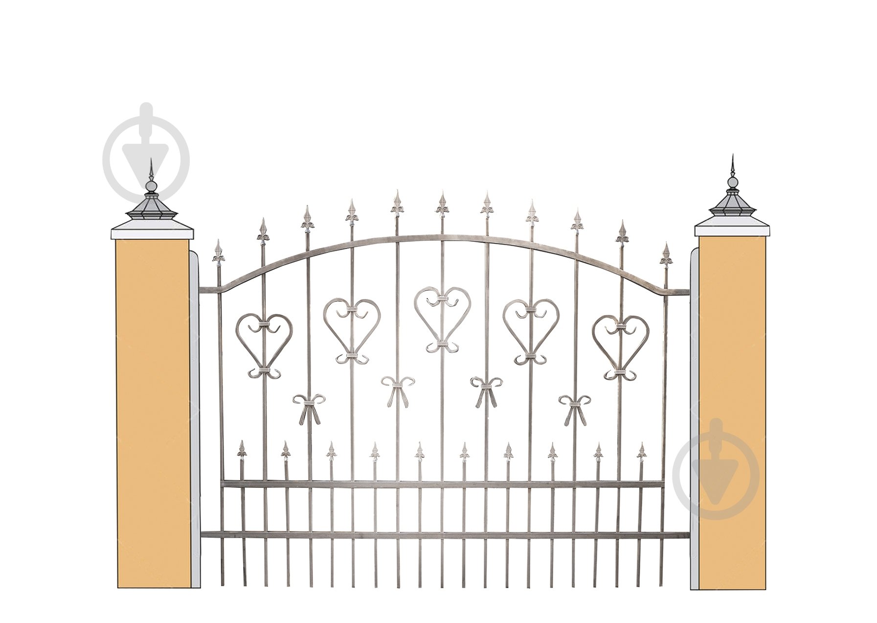 Секция ограждения Укрітарм Престиж 2 2000х1900 мм - фото 2