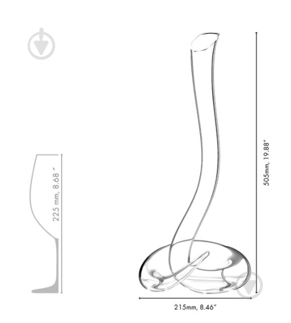 Декантер Riedel Eve 1,37 л 5920589 - фото 3 Декантер Riedel Eve 1,37 л 5920589 - фото 3