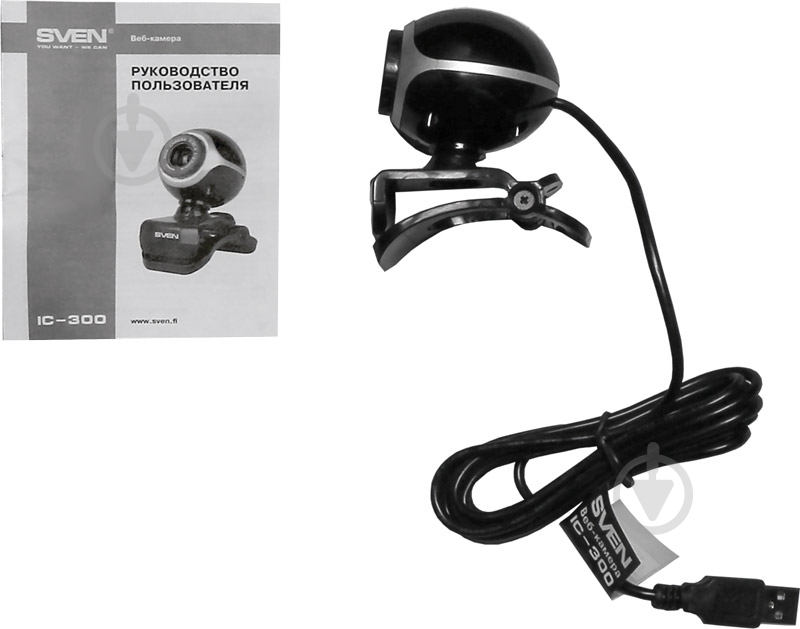 Веб-камера Sven IC-300 black-gray - фото 3
