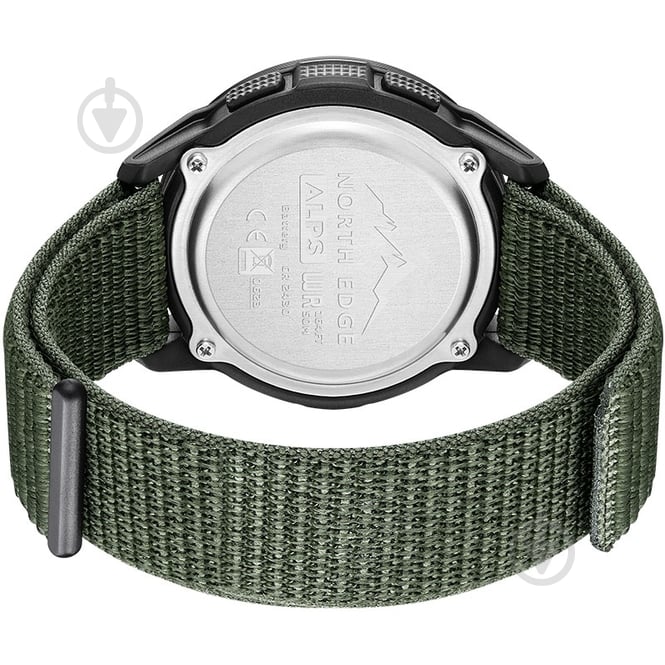 Годинник тактичний Alps з компасом army green North Edge (1478) - фото 14