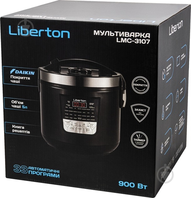 Мультиварка Liberton LMC-3107 черный - фото 10