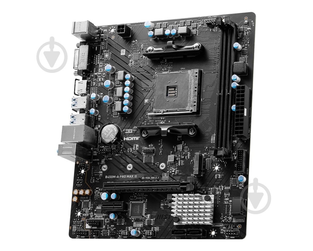 Материнська плата MSI 911-7C52-036 (Socket AM4, AMD B450, micro ATX) - фото 3