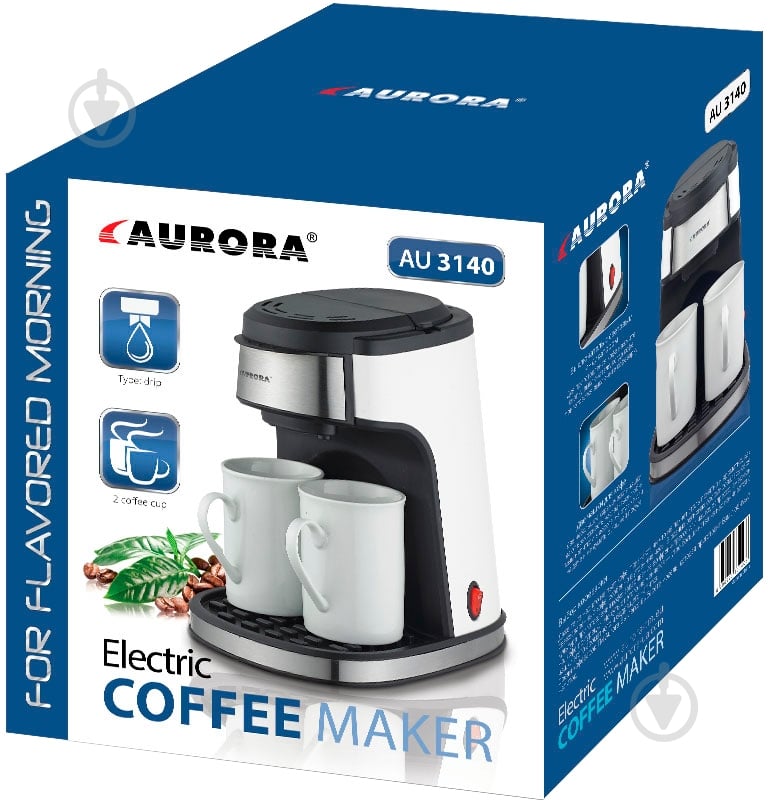 Кофеварка капельная Aurora AU3140 - фото 2 Кофеварка капельная Aurora AU3140 - фото 2