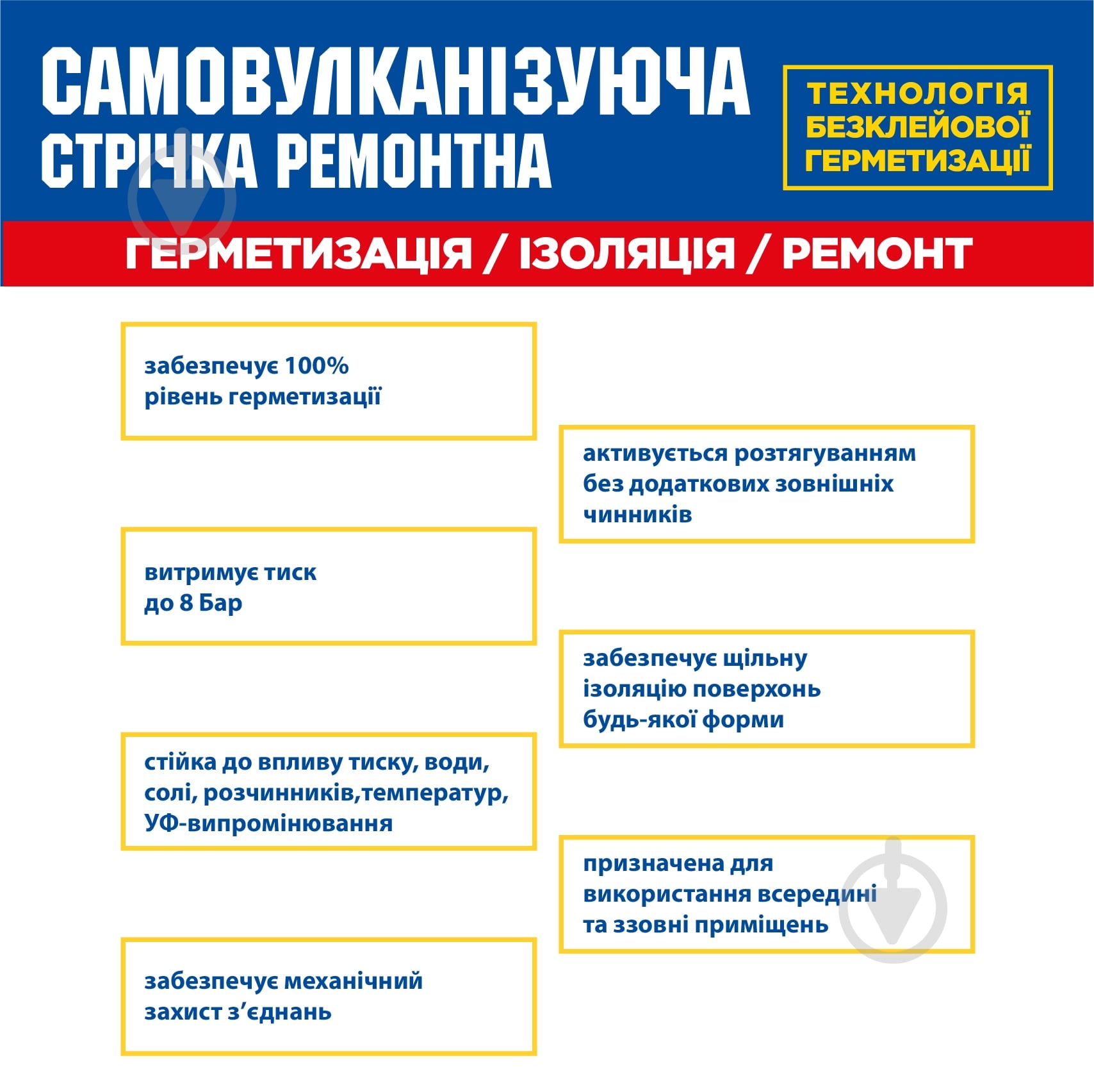 Лента самовулканизирующая ремонтная 25 мм x 3 м ORIGINAL TAPE - фото 5 Лента самовулканизирующая ремонтная 25 мм x 3 м ORIGINAL TAPE - фото 5