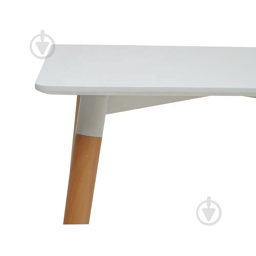 Стол обеденный ВЕЗУВИЙ MDF белый - фото 3