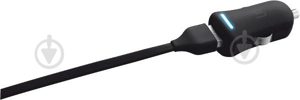 Зарядное устройство Trust Trust Urban Revolt Smart Car Charger 1 А Black - фото 3