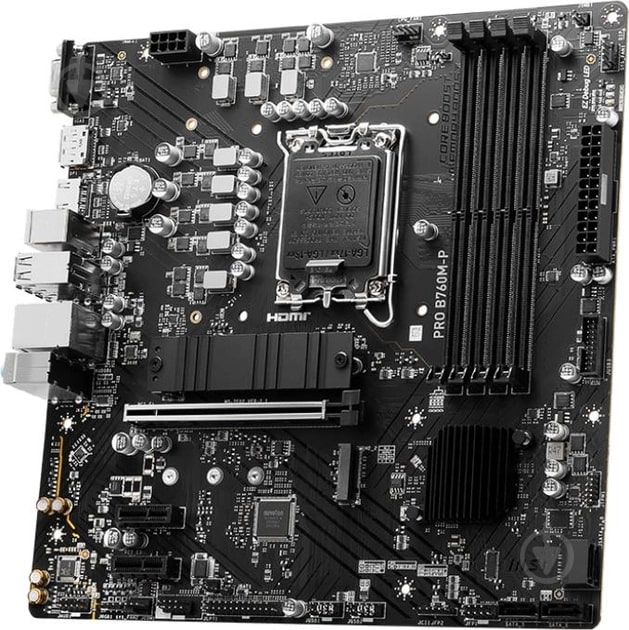 Материнская плата MSI 911-7E02-009 (Socket 1700, Intel B760, micro ATX) - фото 3
