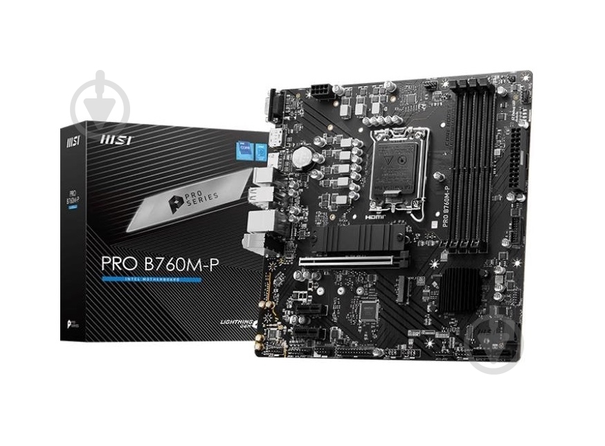 Материнская плата MSI 911-7E02-009 (Socket 1700, Intel B760, micro ATX) - фото 5