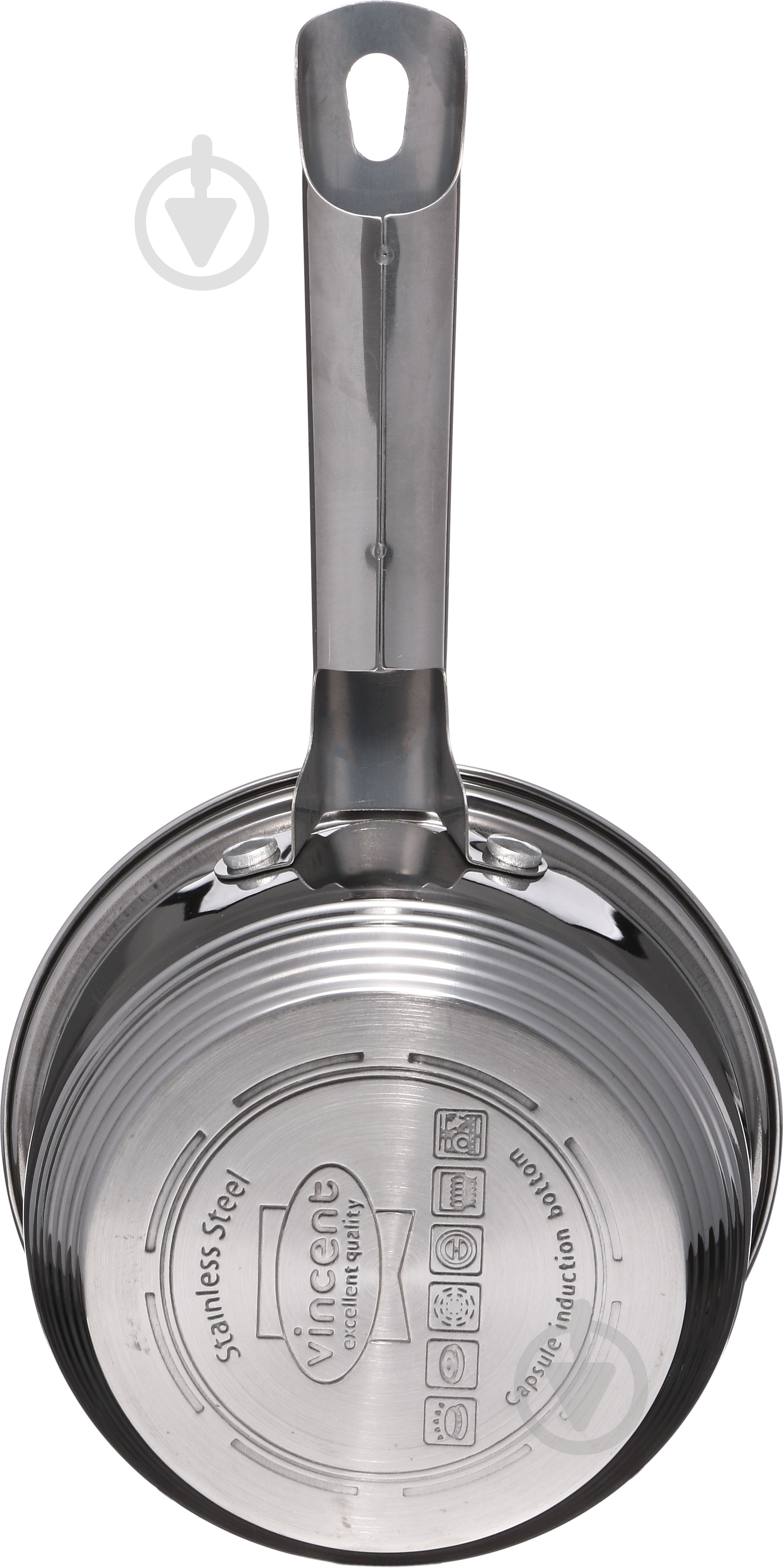 Ківш з кришкою Vincent 1,15 л 14 см VC-3167-14 - фото 4