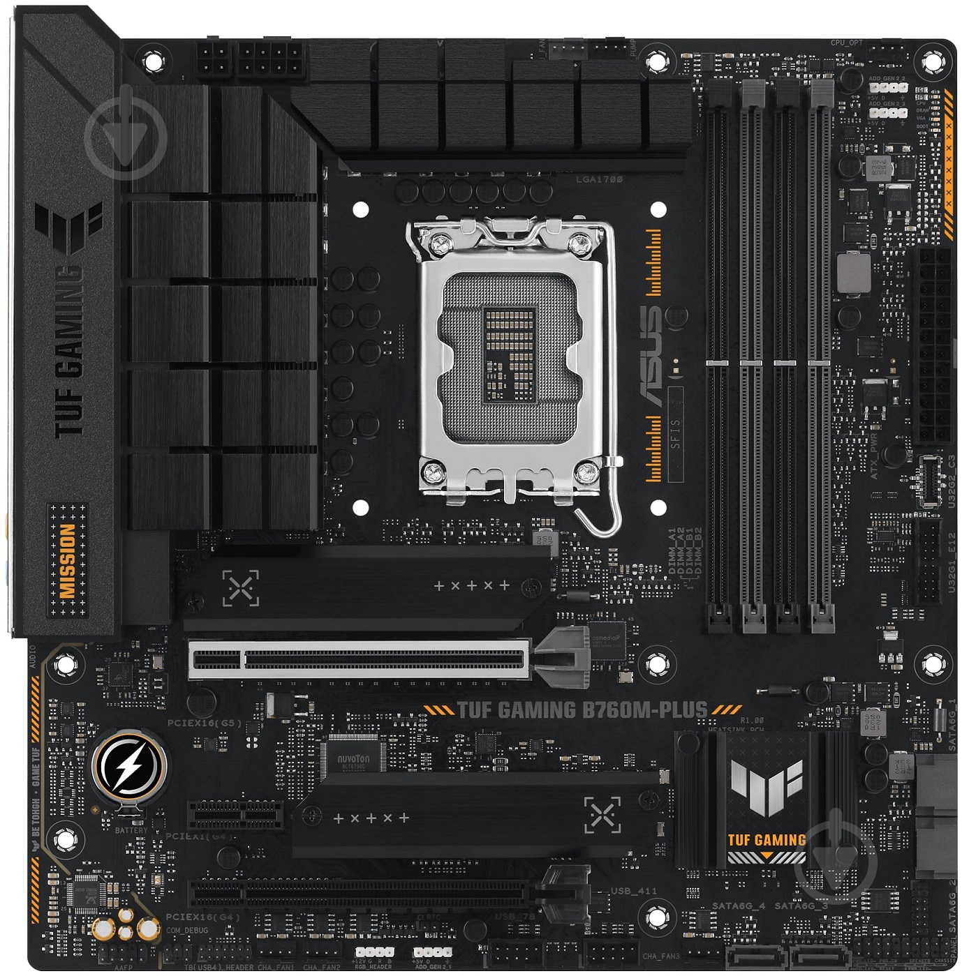 Материнская плата Asus 90MB1ES0-M0EAY0 (Socket 1700, Intel B760, micro ATX) - фото 1