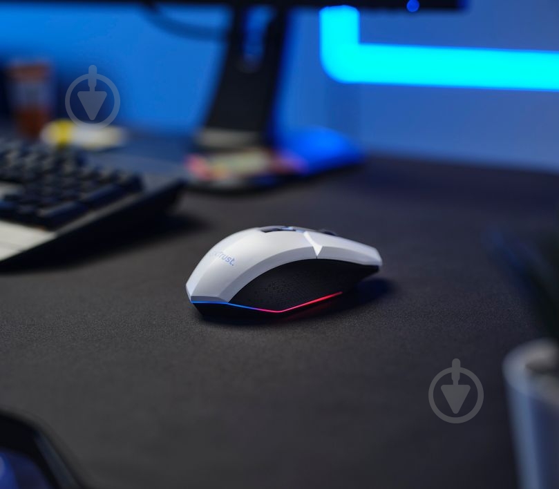 Мышь Trust GXT 110 FELOX WL white (25069) - фото 9