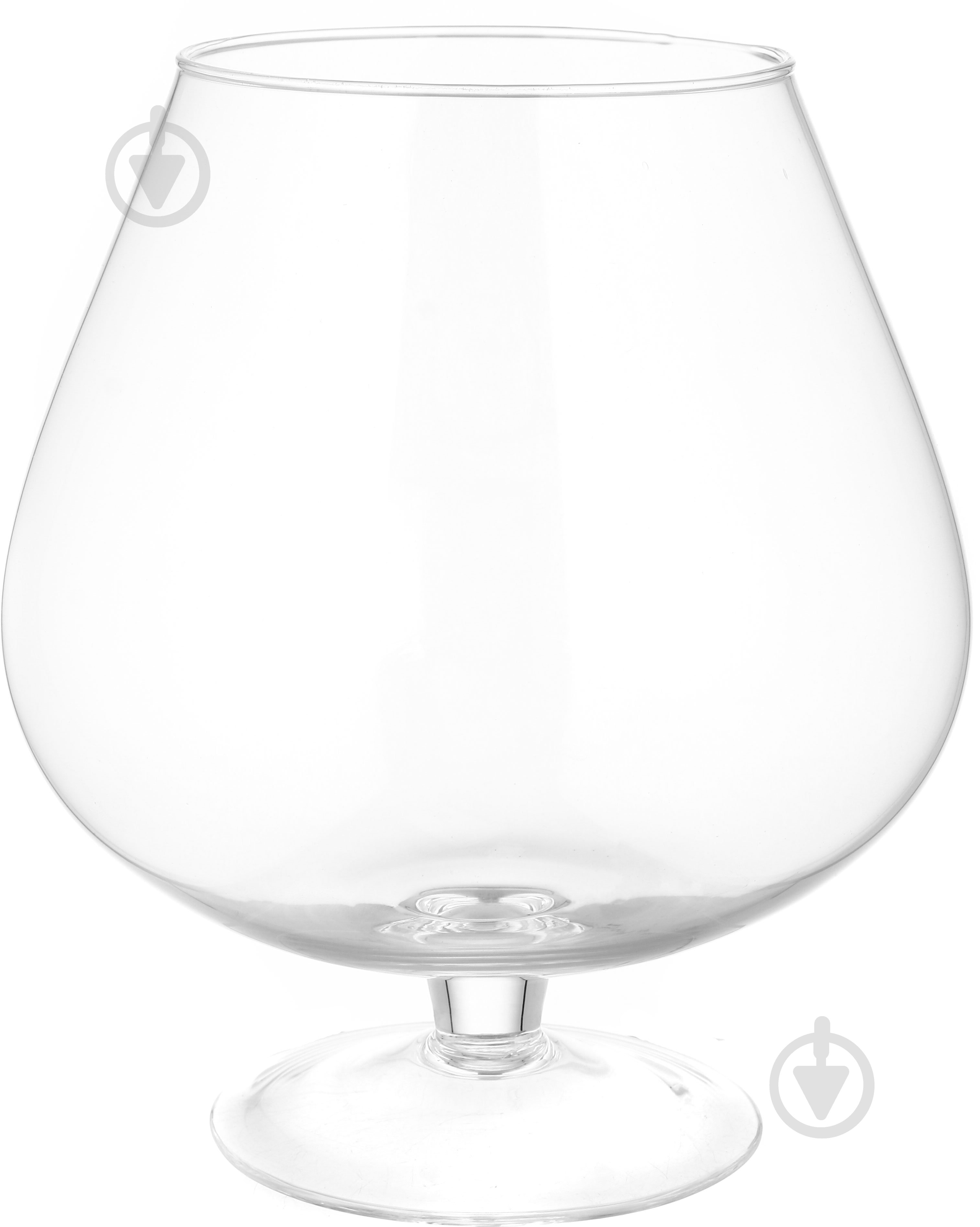 Ваза скляна Wrzesniak Glassworks коньячна 19-102B 24 см прозорий - фото 1