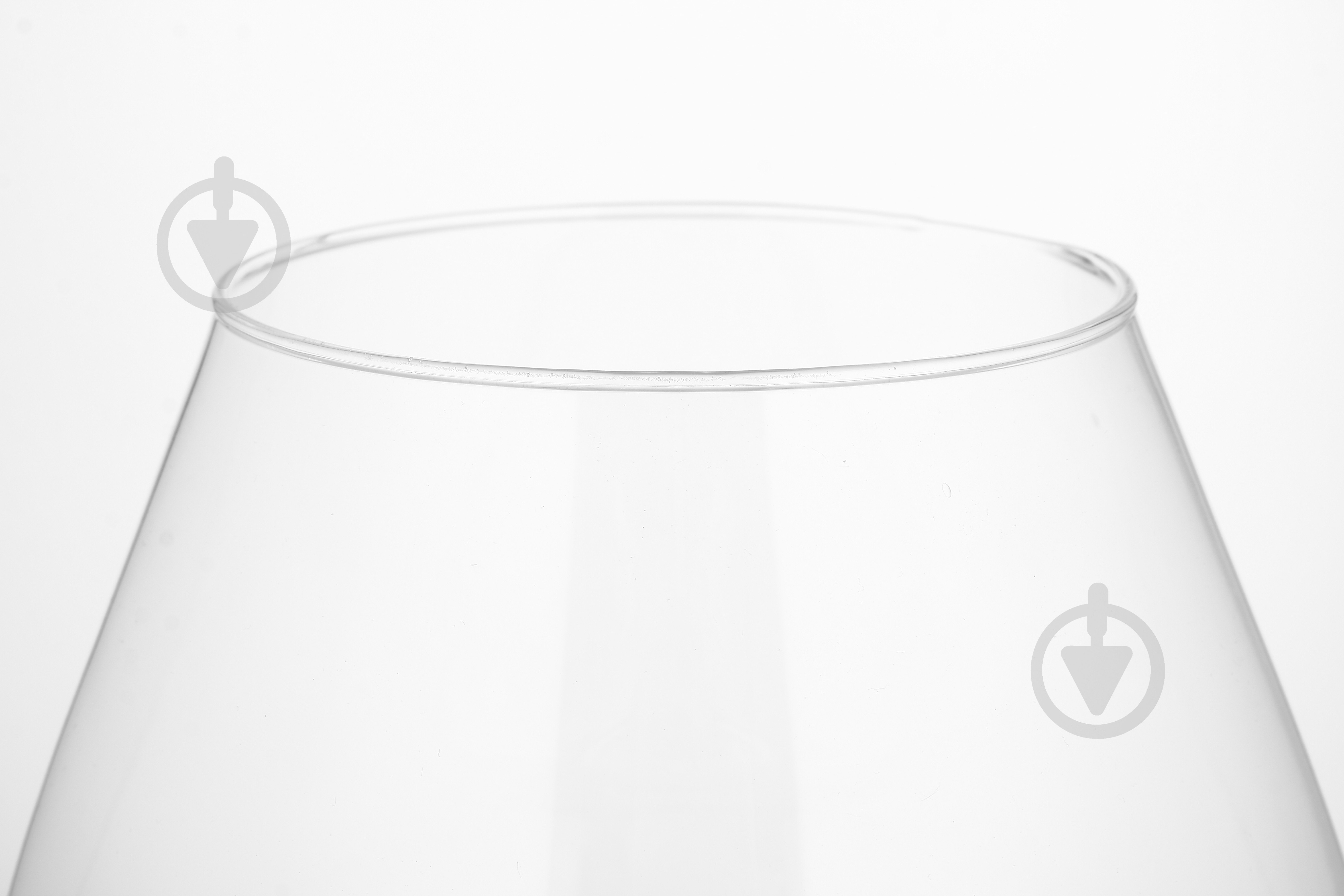 Ваза скляна Wrzesniak Glassworks коньячна 19-102B 24 см прозорий - фото 2