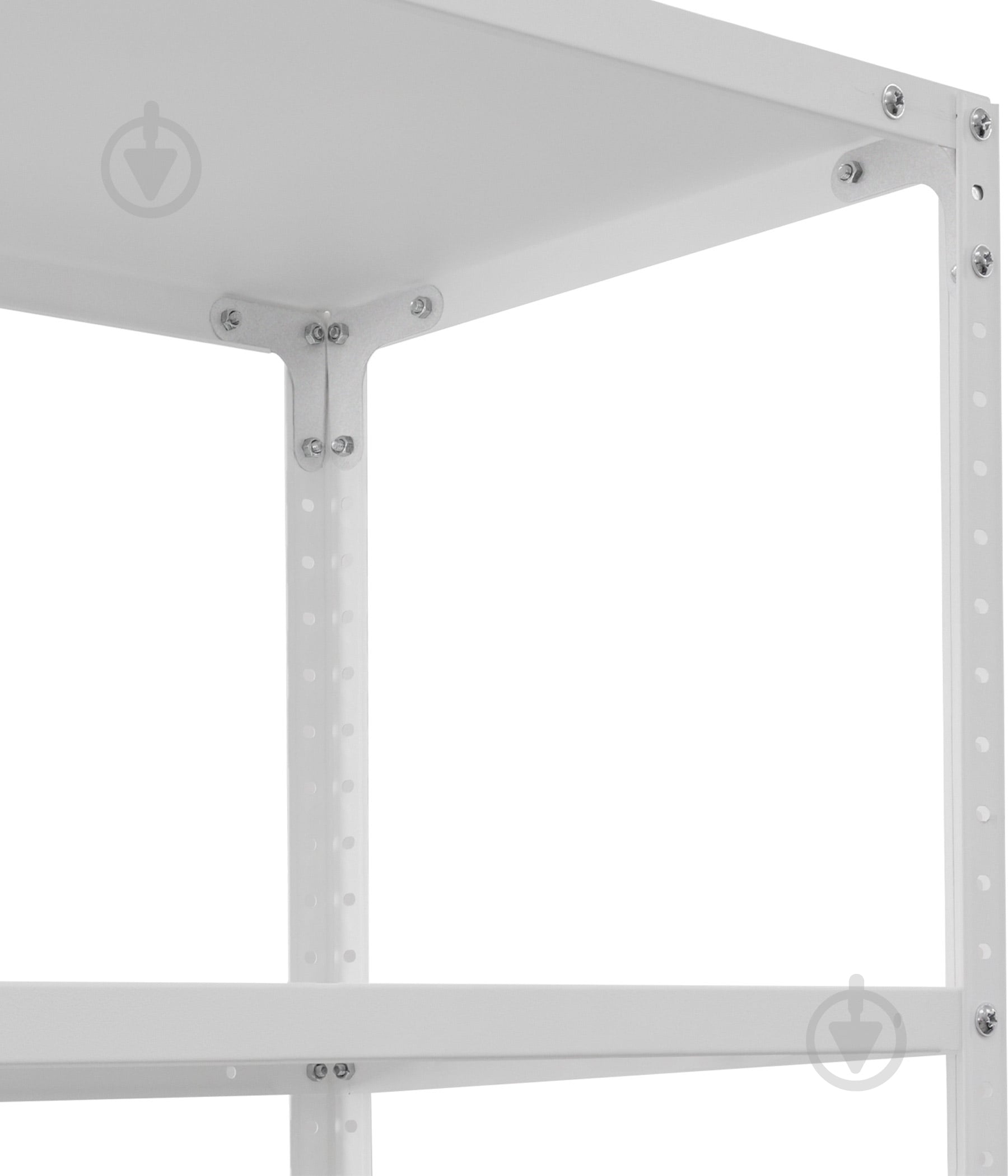 ᐉ Стеллаж 2390x950x400 мм PROзапас Гранд white металл полки 7 шт