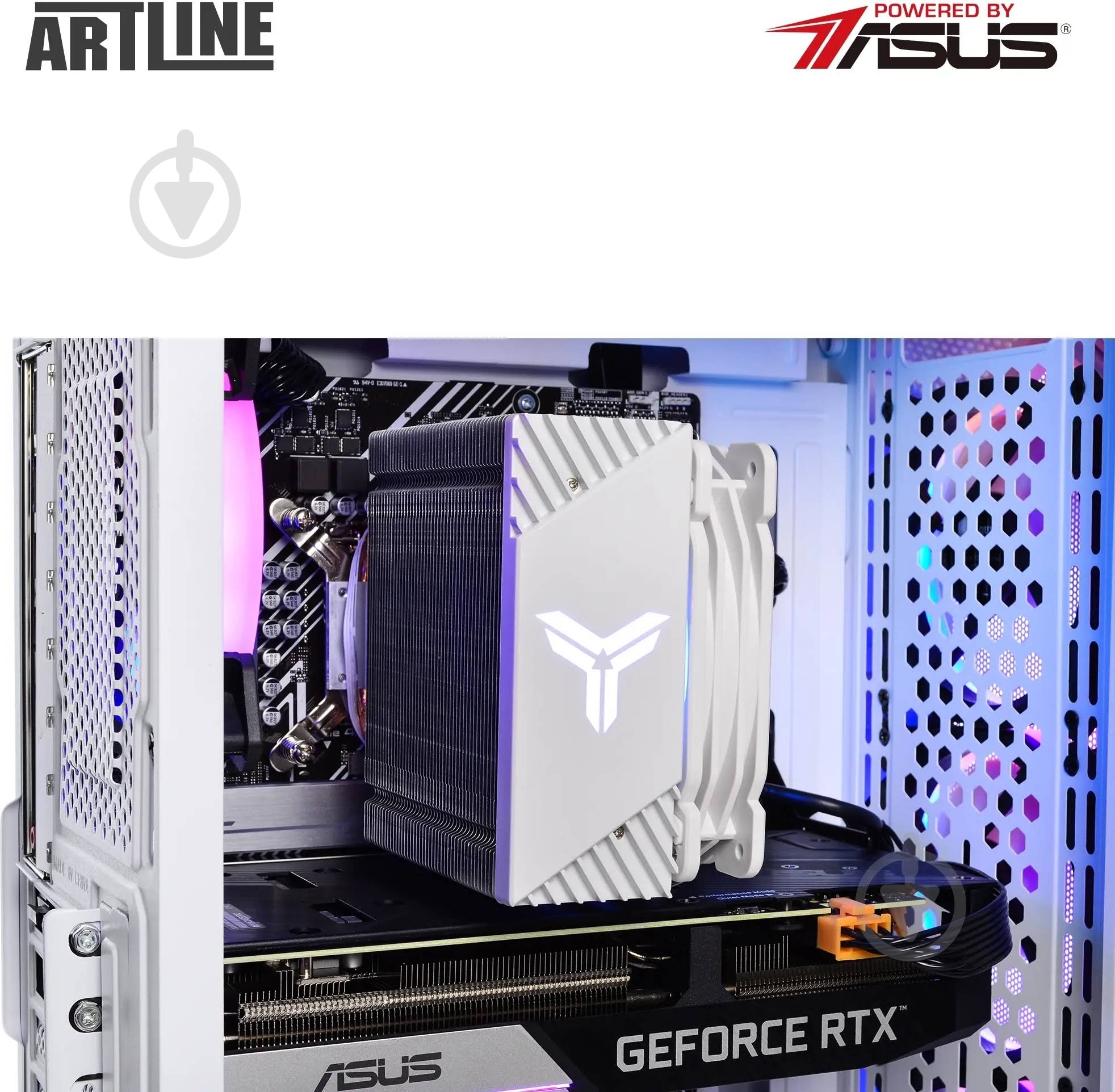 Компьютер Artline Gaming X49WHITE Windows 11 Home (X49Whitev64Win) white - фото 6 Компьютер Artline Gaming X49WHITE Windows 11 Home (X49Whitev64Win) white - фото 6