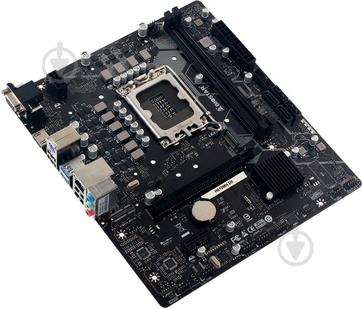 Материнська плата Biostar H610MH_D5 (Socket 1700, Intel H610, micro ATX) - фото 2