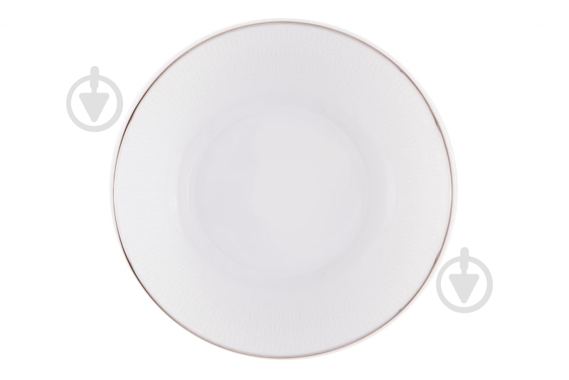 Тарелка для супа DPL Wave White 14,5 см - фото 1