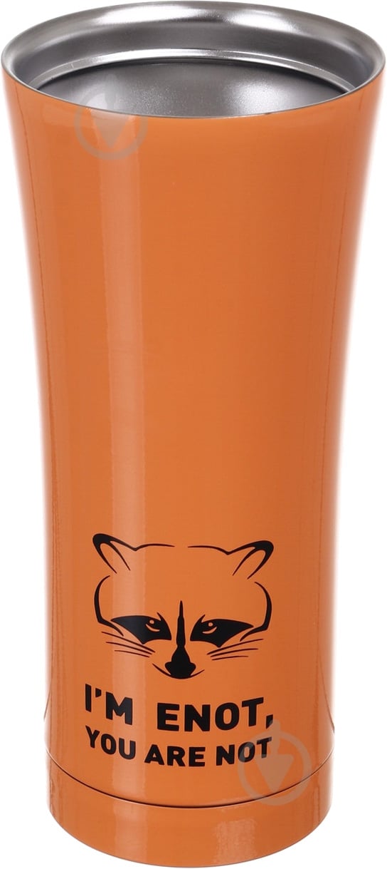 Термочашка Flamberg Orange racoon 400 мл - фото 4 Термочашка Flamberg Orange racoon 400 мл - фото 4