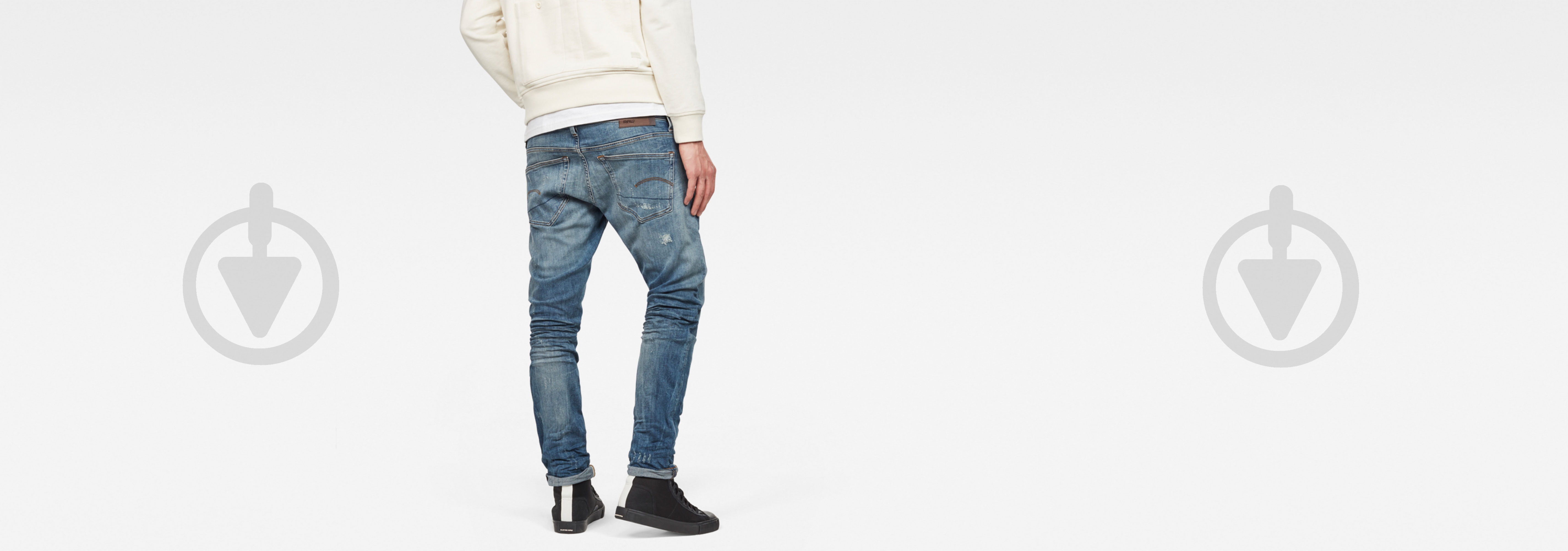 Джинсы G-Star RAW 3301 Deconstructed D01159,8968-9261 р. 36-32 синий - фото 2 Джинсы G-Star RAW 3301 Deconstructed D01159,8968-9261 р. 36-32 синий - фото 2