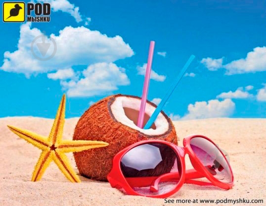 Коврик для мышки Podmyshku (Кокос) - фото 1 Коврик для мышки Podmyshku (Кокос) - фото 1