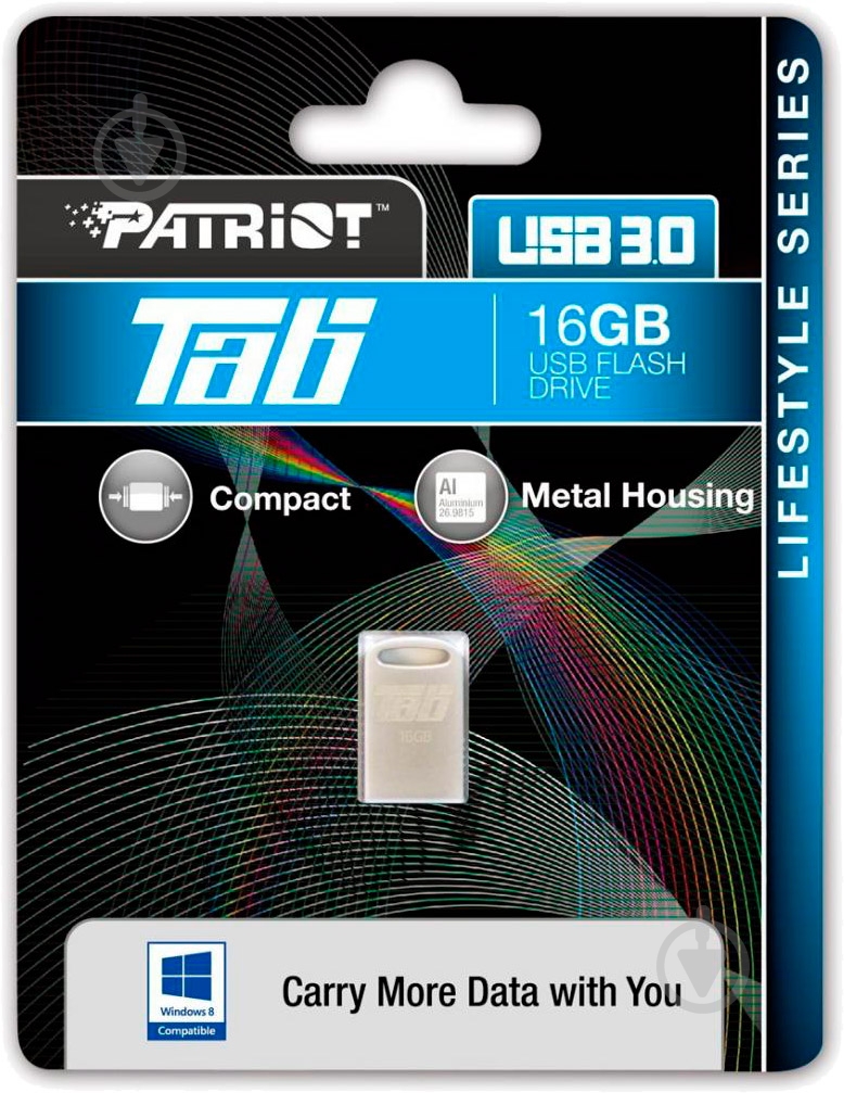 Флеш-память USB Patriot Tab 16 ГБ USB 3.0 (PSF16GTAB3USB) - фото 6