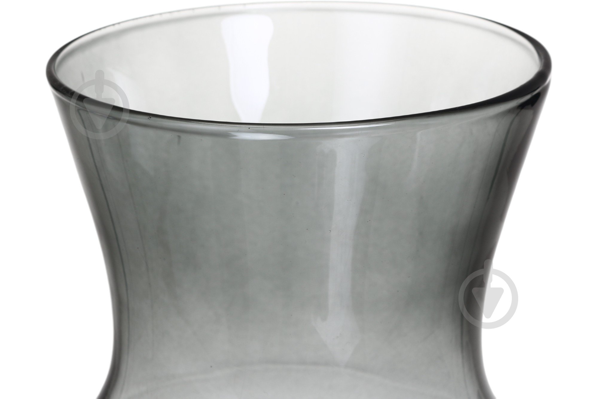 Ваза скляна Wrzesniak Glassworks Pilica 45 см сіра 17-8331 - фото 3