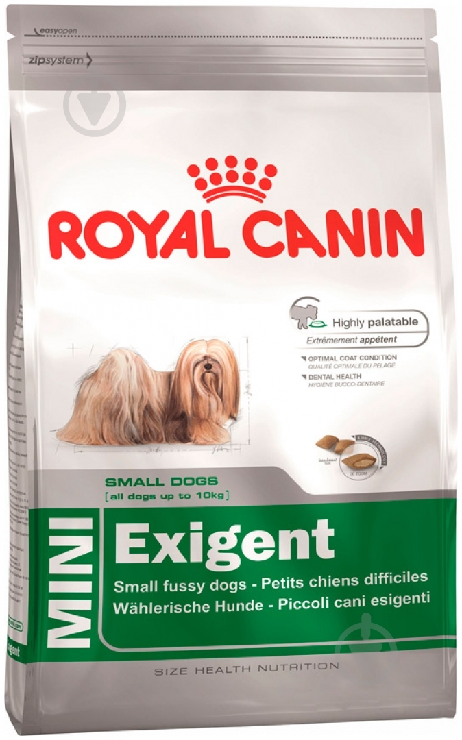 Корм сухой для щенков для малых пород Royal Canin Mini Exigent 800 г (домашняя птица) 800 г - фото 1 Корм сухой для щенков для малых пород Royal Canin Mini Exigent 800 г (домашняя птица) 800 г - фото 1