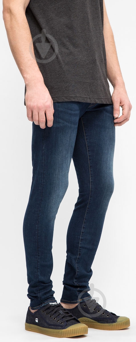 Джинси G-Star RAW 3301 Deconstructed Super Slim D01159,9442-89 р. 34-32 синій - фото 2 Джинси G-Star RAW 3301 Deconstructed Super Slim D01159,9442-89 р. 34-32 синій - фото 2