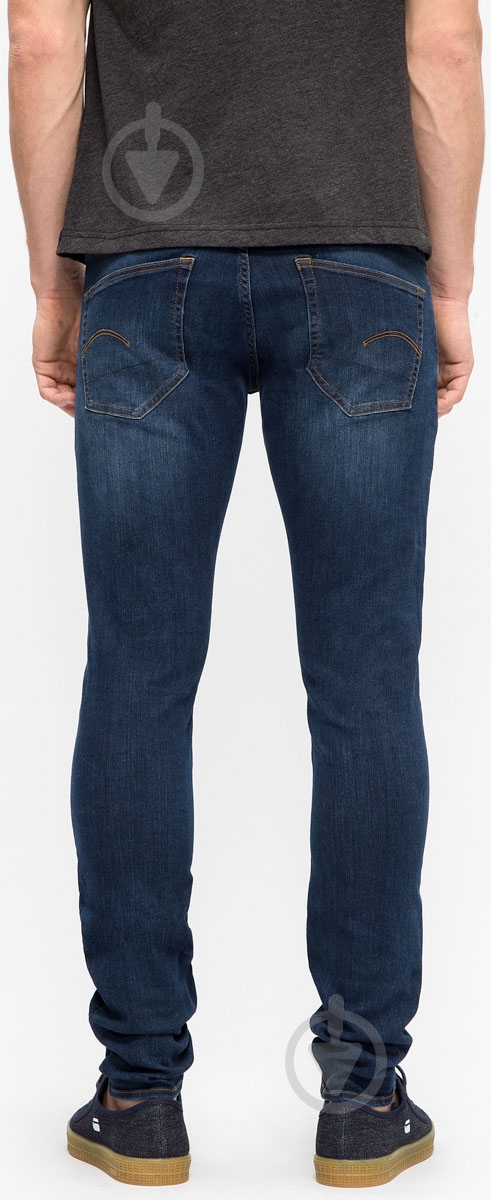 Джинси G-Star RAW 3301 Deconstructed Super Slim D01159,9442-89 р. 34-32 синій - фото 3 Джинси G-Star RAW 3301 Deconstructed Super Slim D01159,9442-89 р. 34-32 синій - фото 3