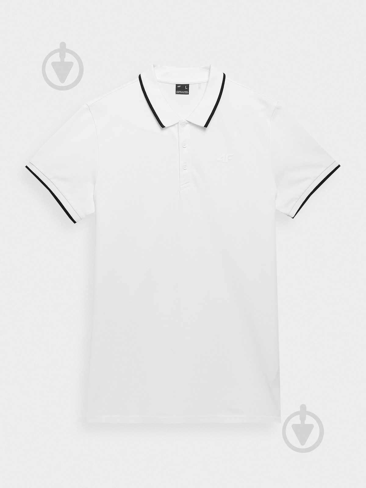 Поло 4F 4FSS23TPTSM040-10S р.M белый - фото 1