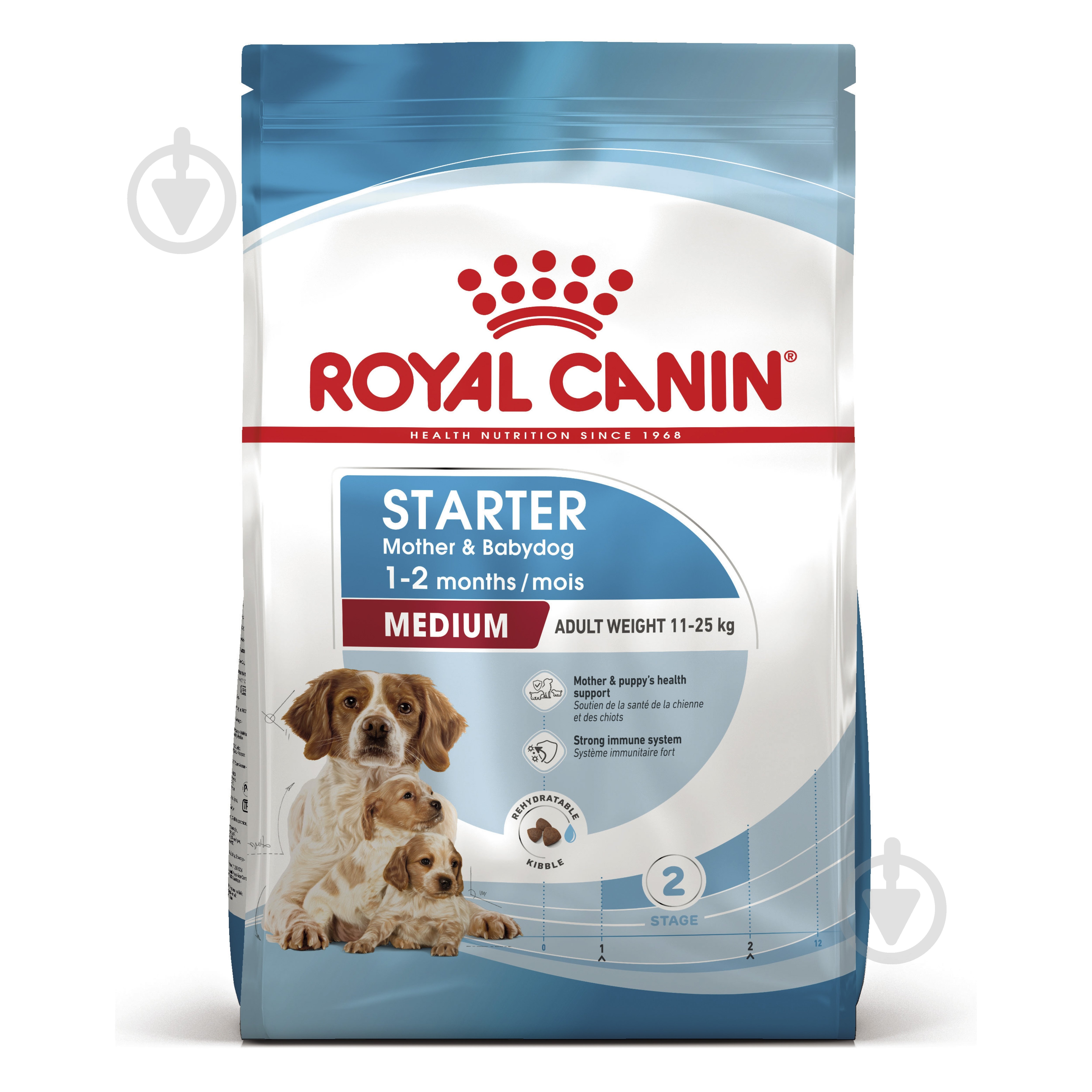 Корм сухий Royal Canin MEDIUM STARTER 1 кг (свійська птиця) 1 кг - фото 1