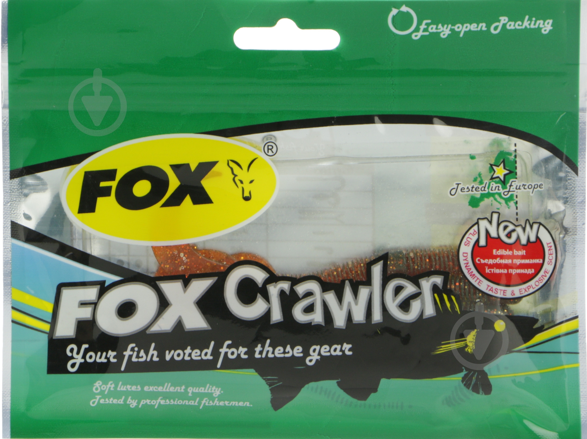 Твістер FOX Crawler 100 мм 6 шт. #003 - фото 2 Твістер FOX Crawler 100 мм 6 шт. #003 - фото 2
