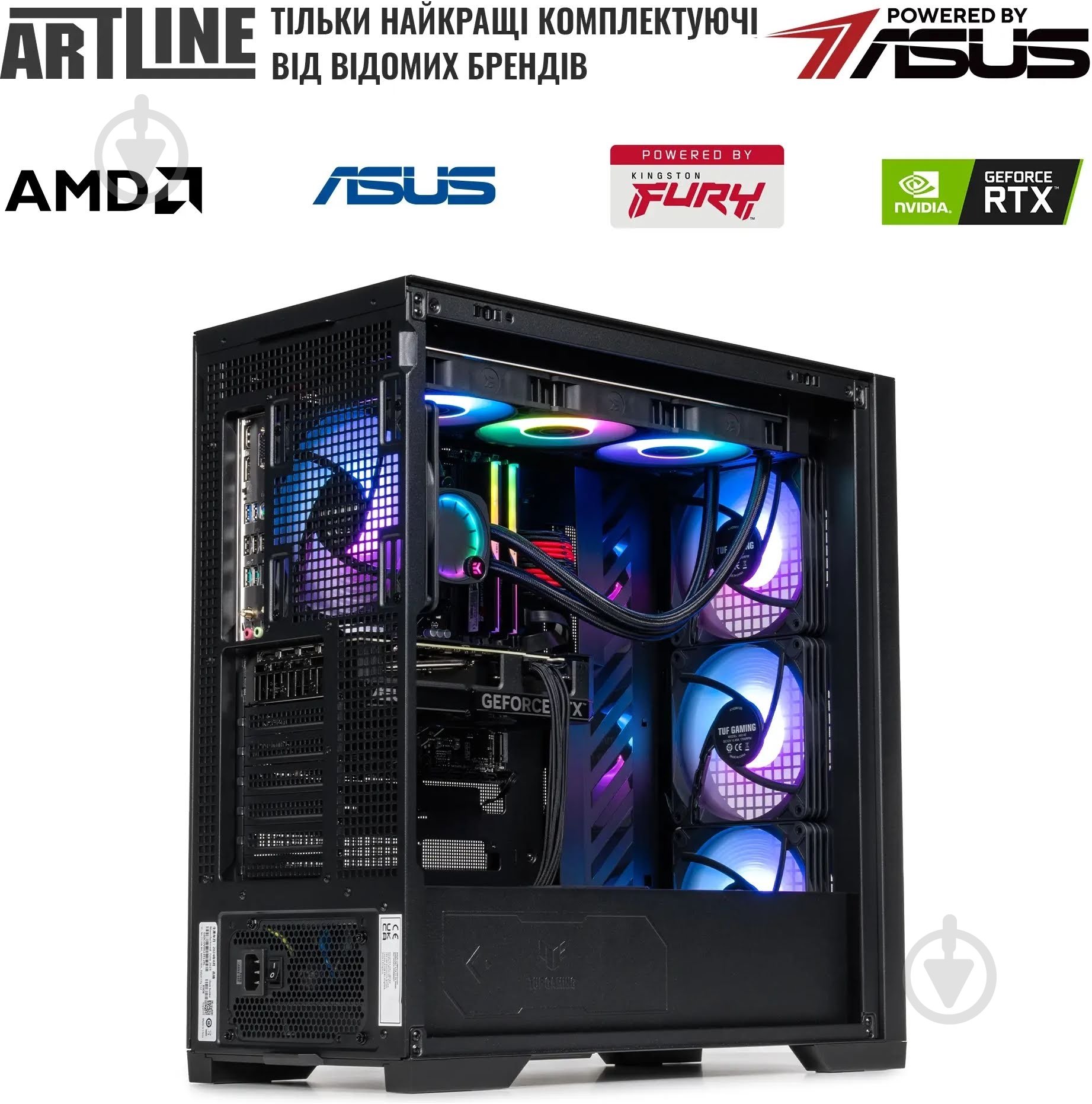 Компьютер Artline Overlord GT302 Windows 11 Pro (GT302v06Win) black - фото 11