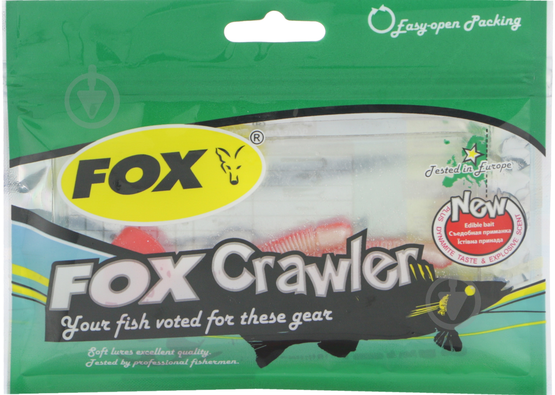 Твистер FOX Crawler 100 мм 6 шт. #043 - фото 2 Твистер FOX Crawler 100 мм 6 шт. #043 - фото 2