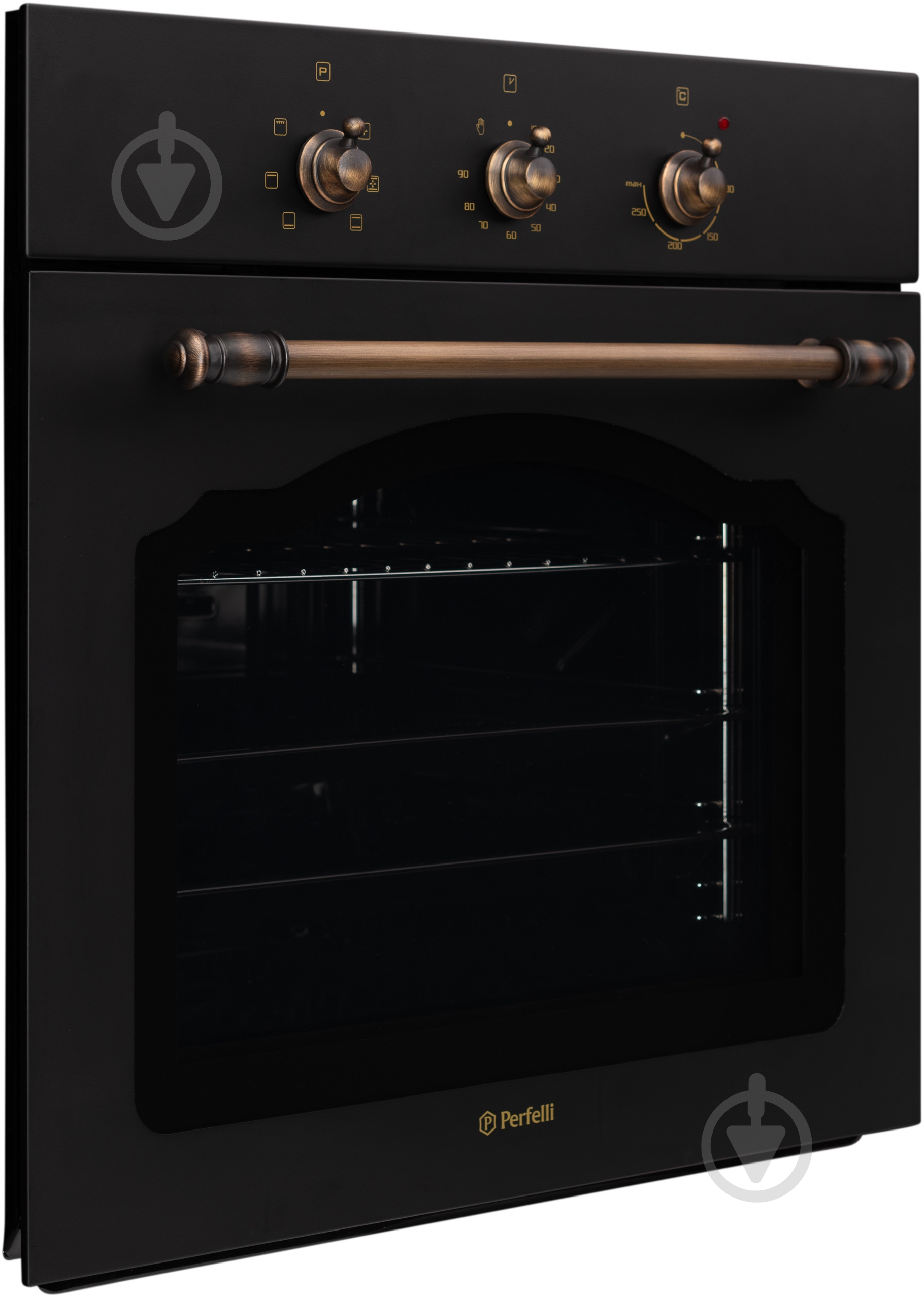 Духовой шкаф Perfelli BOE 6610 BL Retro - фото 2 Духовой шкаф Perfelli BOE 6610 BL Retro - фото 2