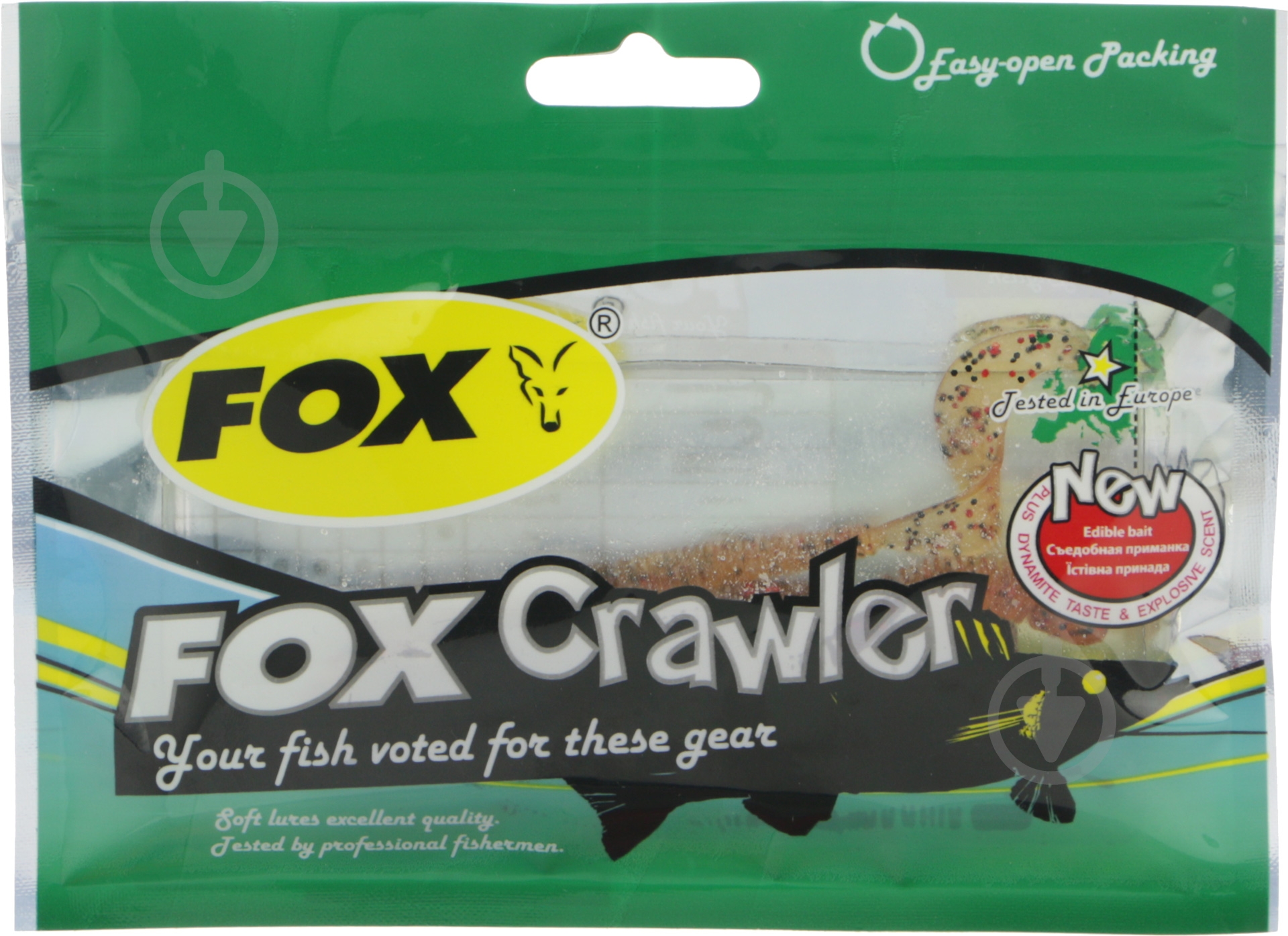 Твистер FOX Crawler 100 мм 6 шт. #005 - фото 2 Твистер FOX Crawler 100 мм 6 шт. #005 - фото 2