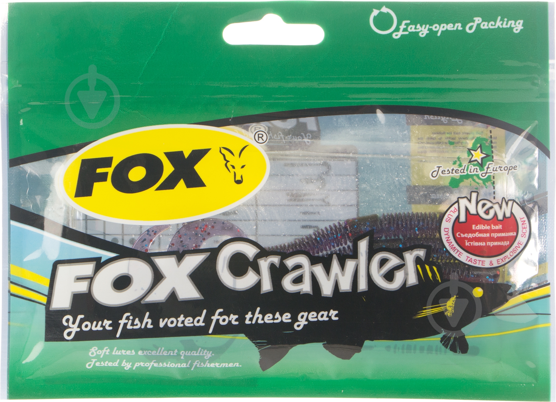 Твістер FOX Crawler 100 мм 6 шт. #090 - фото 2 Твістер FOX Crawler 100 мм 6 шт. #090 - фото 2