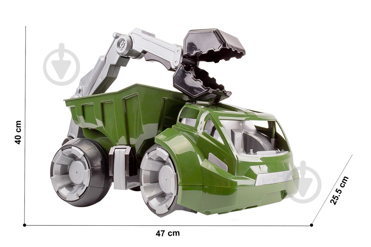 Игрушка ТехноК Самосвал 6245 - фото 4 Игрушка ТехноК Самосвал 6245 - фото 4