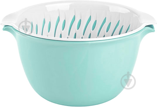 Миска Titiz Plastik Royal с дуршлагом 1,3 л AP-9140-TU - фото 1