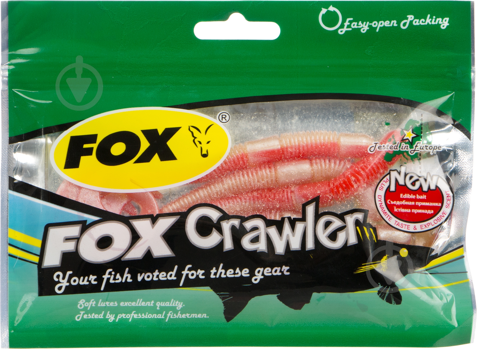Твистер FOX Crawler 120 мм 6 шт. #043 - фото 2