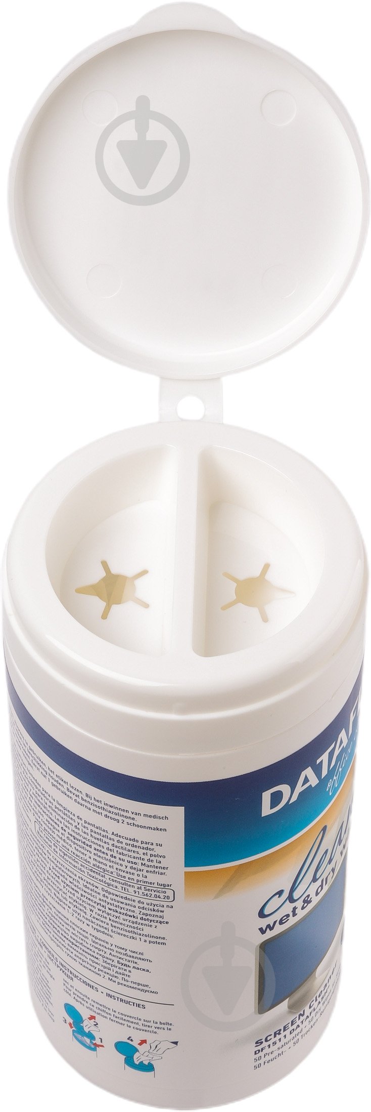 Серветки очищувальні Data Flash для екранів TFT (50 вологих + 50 сухих) (DF1511) - фото 2 Серветки очищувальні Data Flash для екранів TFT (50 вологих + 50 сухих) (DF1511) - фото 2