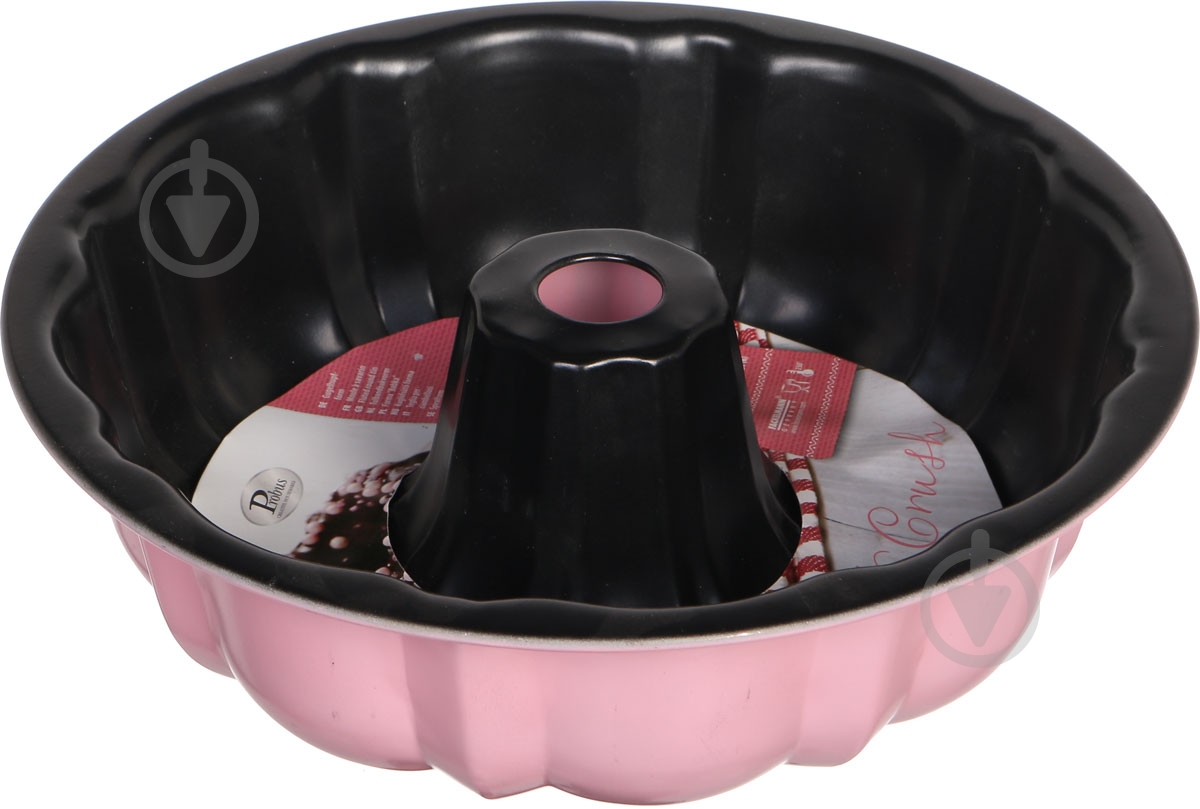 Форма для кекса Fackelmann Probus Black-Pink 26 см - фото 4