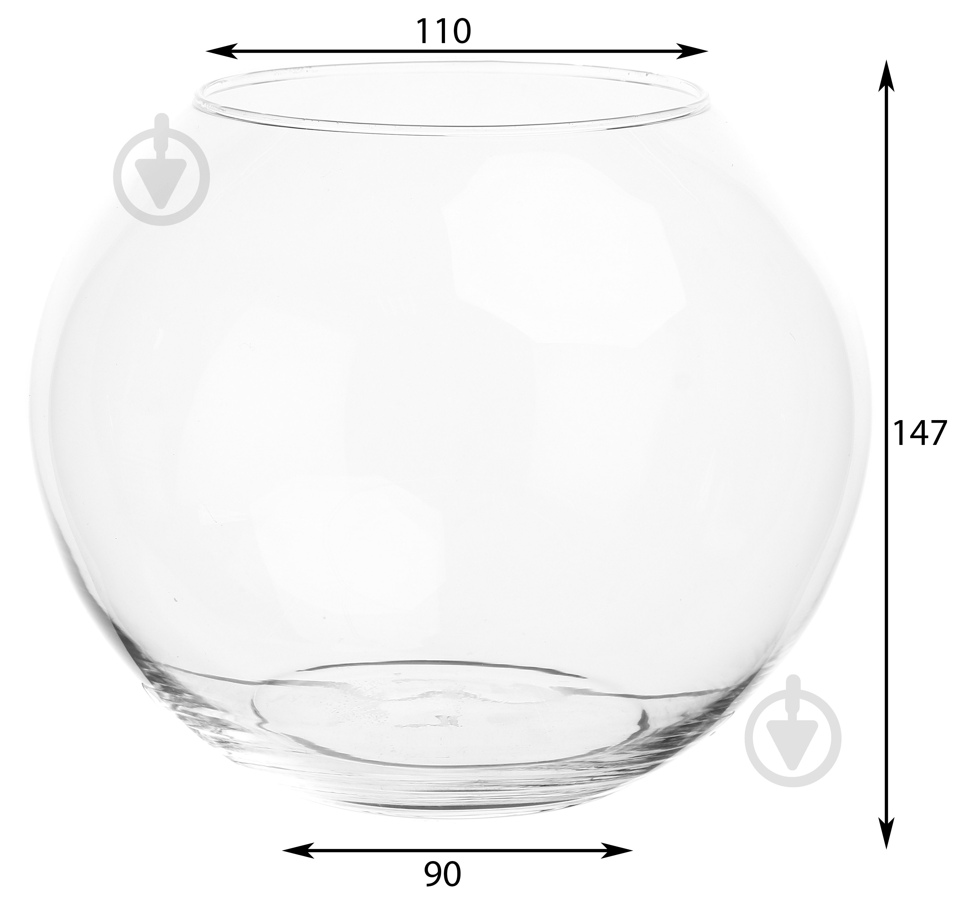 Ваза-акваріум Wrzesniak Glassworks 17-109A 15 см 17-109A - фото 2