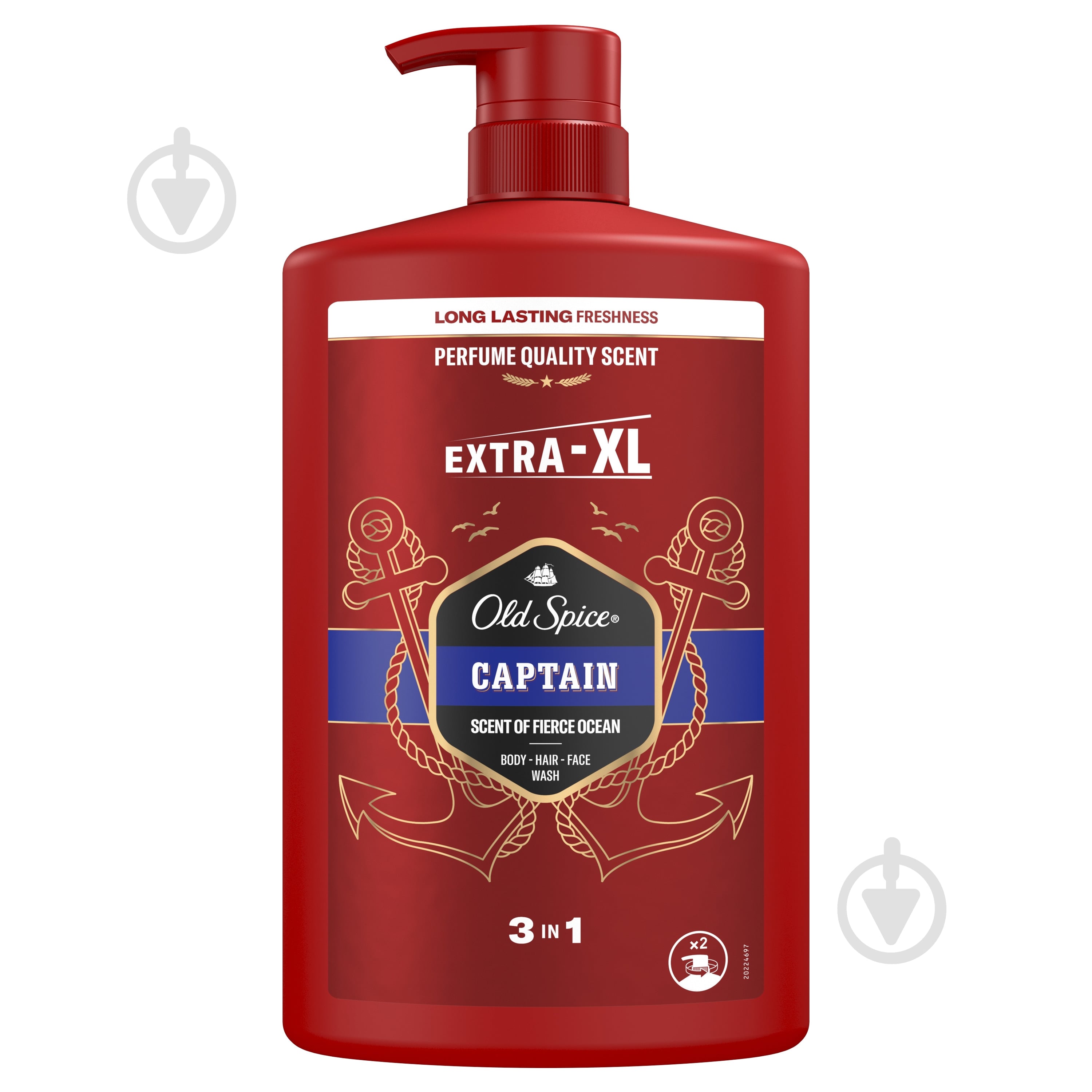 Шампунь-гель для душу Old Spice 3-в-1 Captain 1000 мл - фото 2