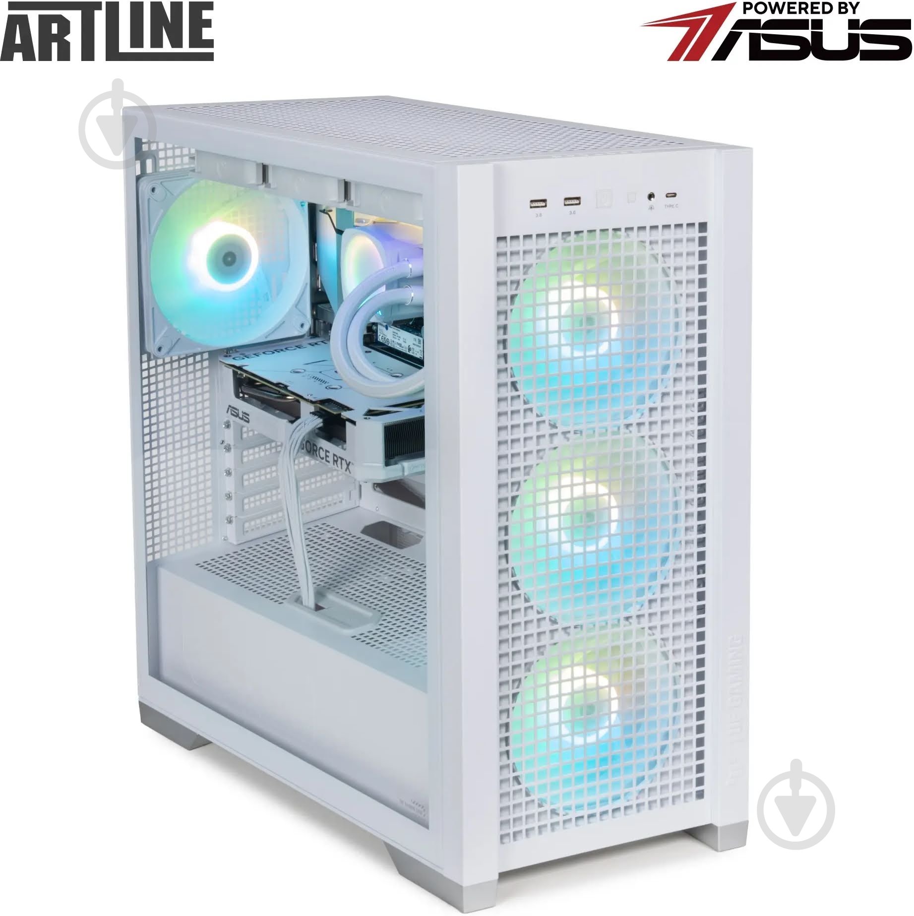 Компьютер Artline Overlord GT302 (GT302v28w) white - фото 2