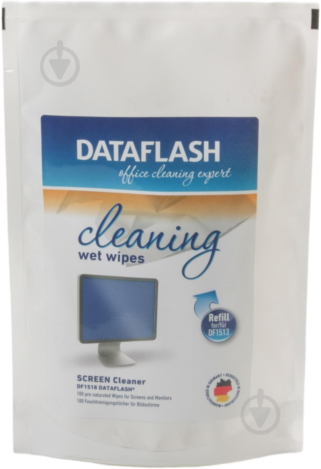 Серветки очищувальні Data Flash для екранів TFT 100 шт. (DF1518) - фото 1 Серветки очищувальні Data Flash для екранів TFT 100 шт. (DF1518) - фото 1