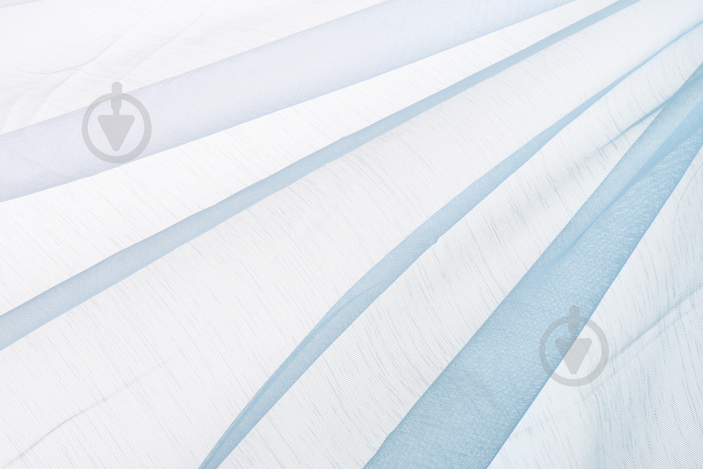 Тканина тюлева Карнавал сітка 295 см синій - фото 1