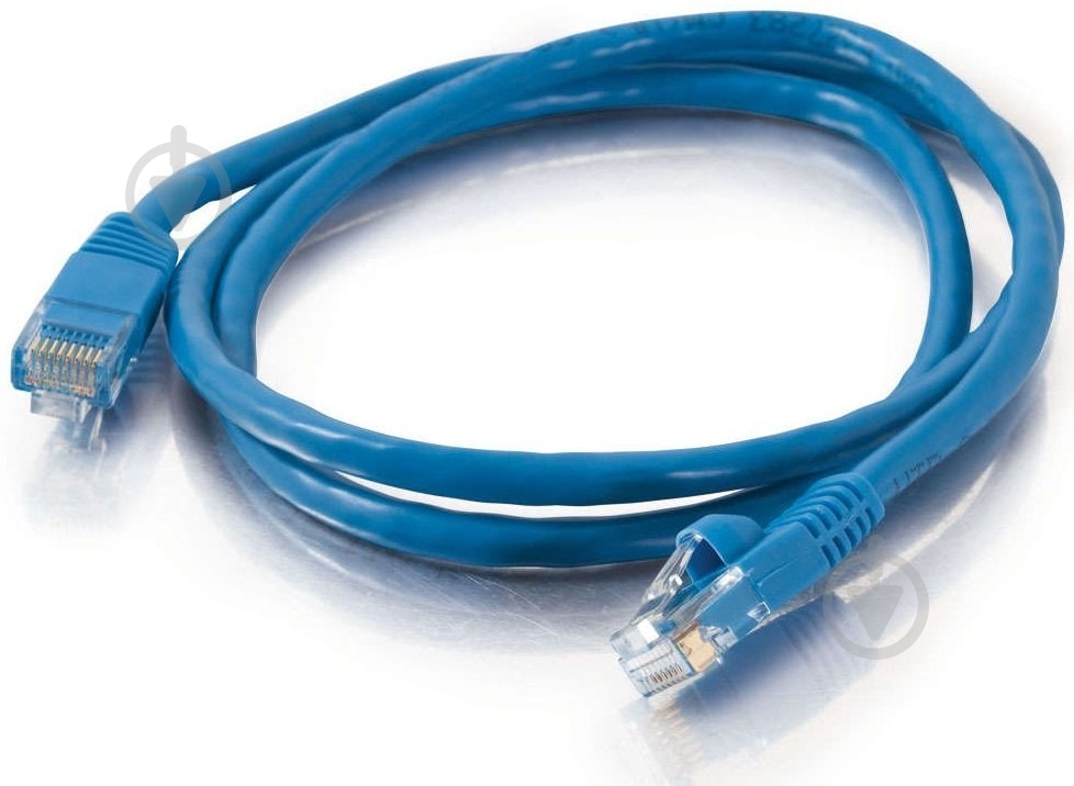 Патч-корд C2G Cat5e 0,5 м синій - фото 4