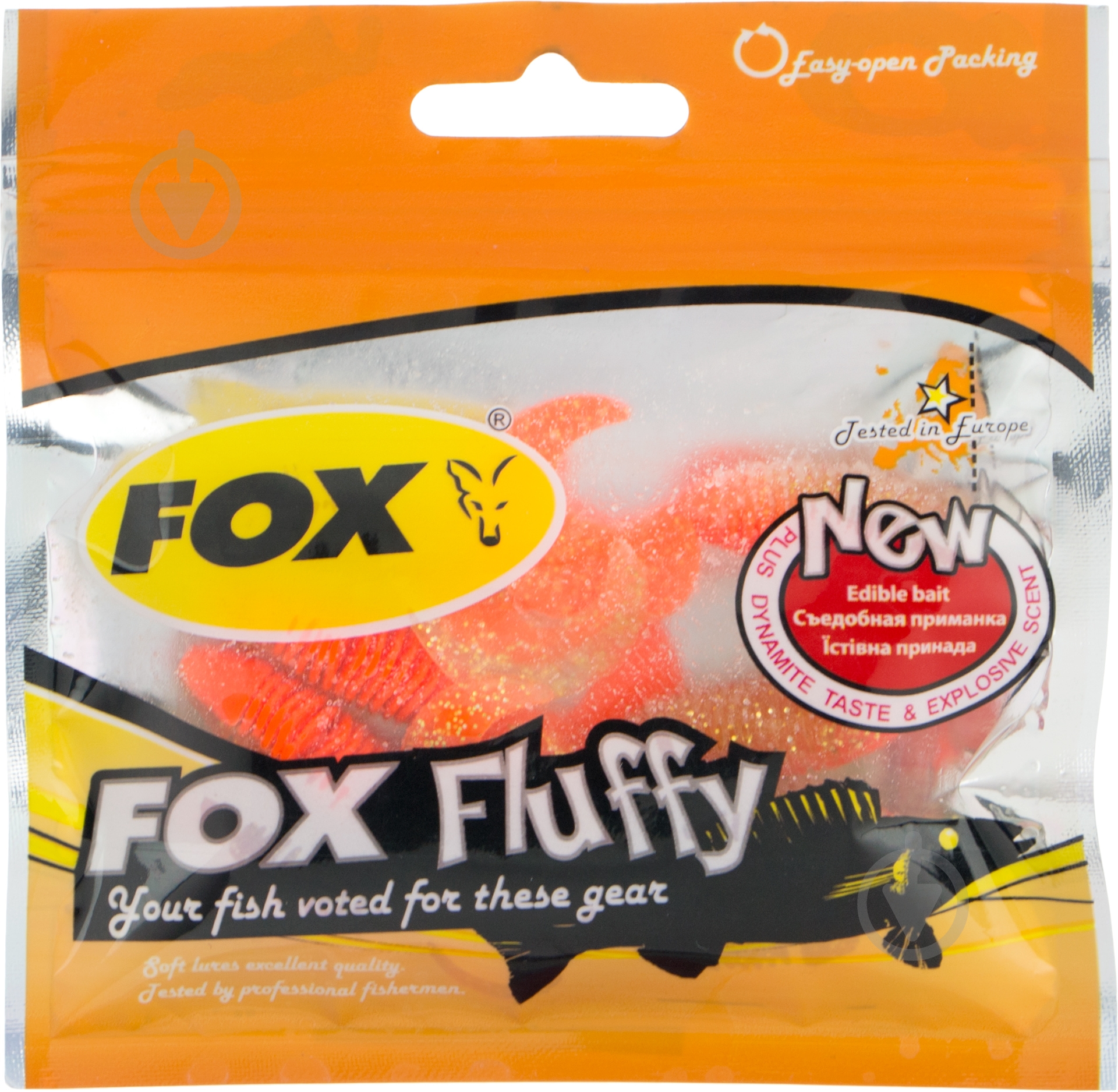 Твистер FOX Fluffy 55 мм 8 шт. #010 - фото 2 Твистер FOX Fluffy 55 мм 8 шт. #010 - фото 2