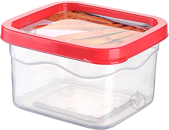 Контейнер с крышкой Titiz Plastik Biscovery 0,55 л AP-9187-RD - фото 1 Контейнер с крышкой Titiz Plastik Biscovery 0,55 л AP-9187-RD - фото 1